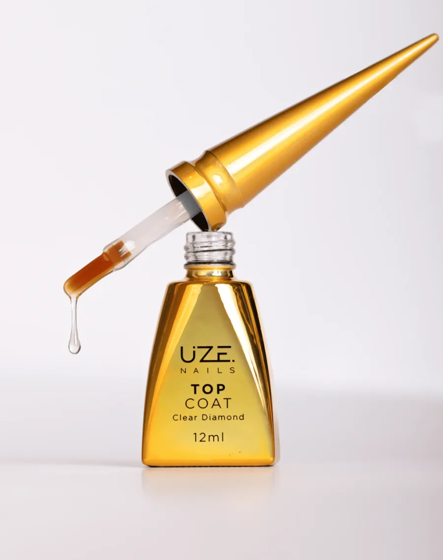 Top Coat Clear Diamond 12ml Uze Nails