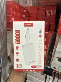 E'SPADA 10000mAh便携式充电宝，1个USB接口，适用于多种设备