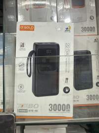 αGOLD移动电源 BTE-46 30000mAh 快充 PD 22.5W 黑色