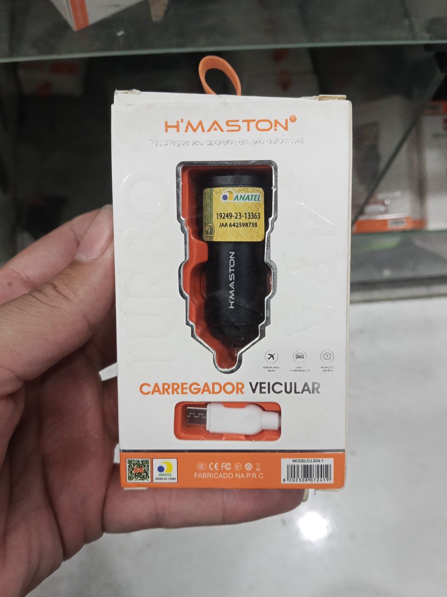 H'MASTON车载充电器，适用于汽车，快速充电，黑色