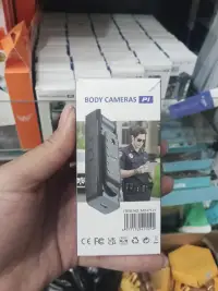 无线监控摄像头，便携式，黑色，适合执法使用