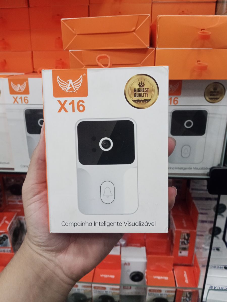 智能可视门铃 X16，高清画质，易于安装，适用于家庭和办公室