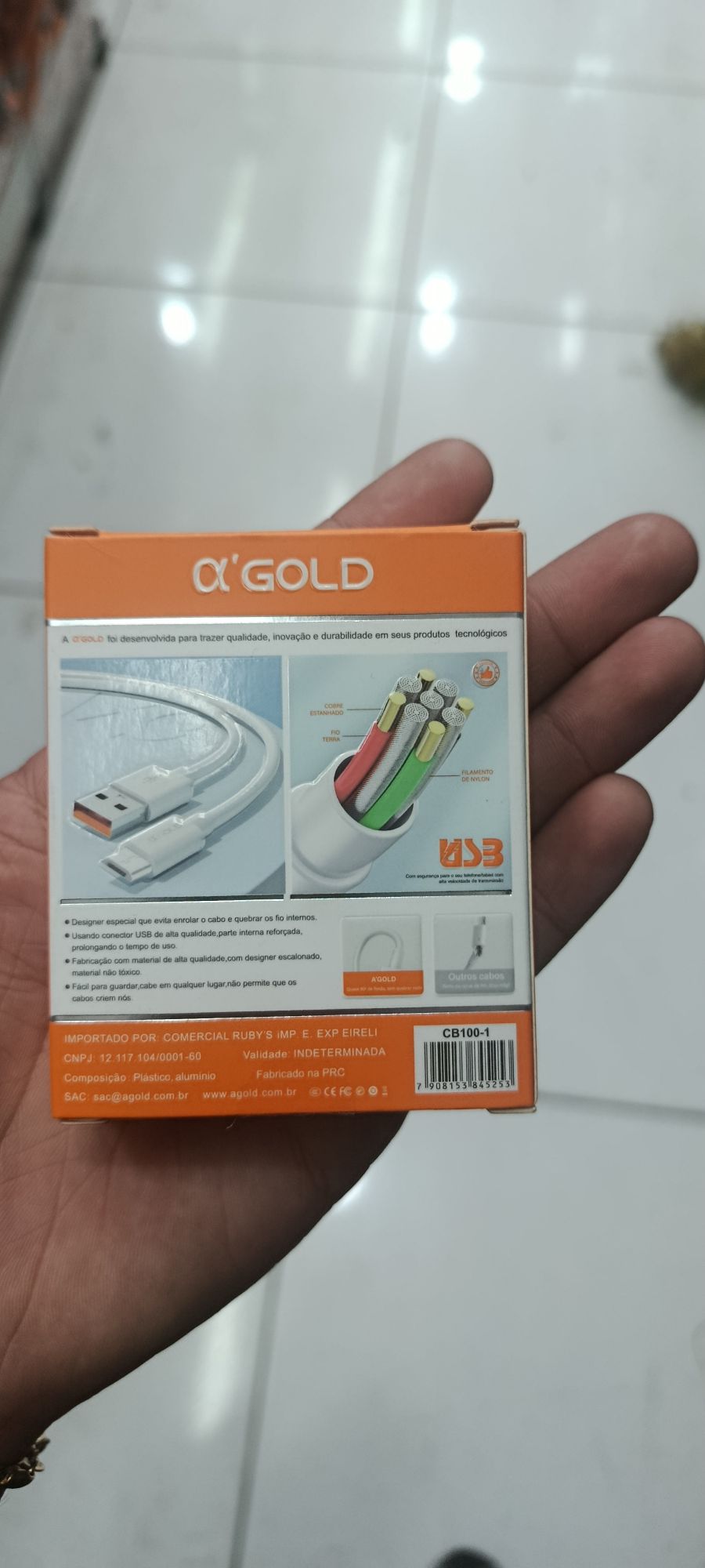 α GOLD 20W Turbo 织物类型C数据线 CB98-3