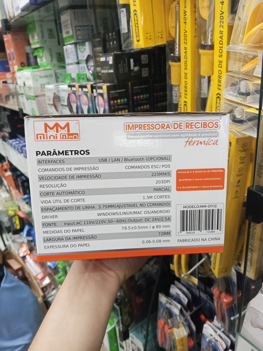 迷你热敏打印机 MM-DYJ2，收据打印，快速打印，适用于商用