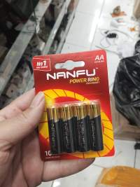 南孚 AA 碱性电池 4 节装，动力环技术，适用于各种电子设备