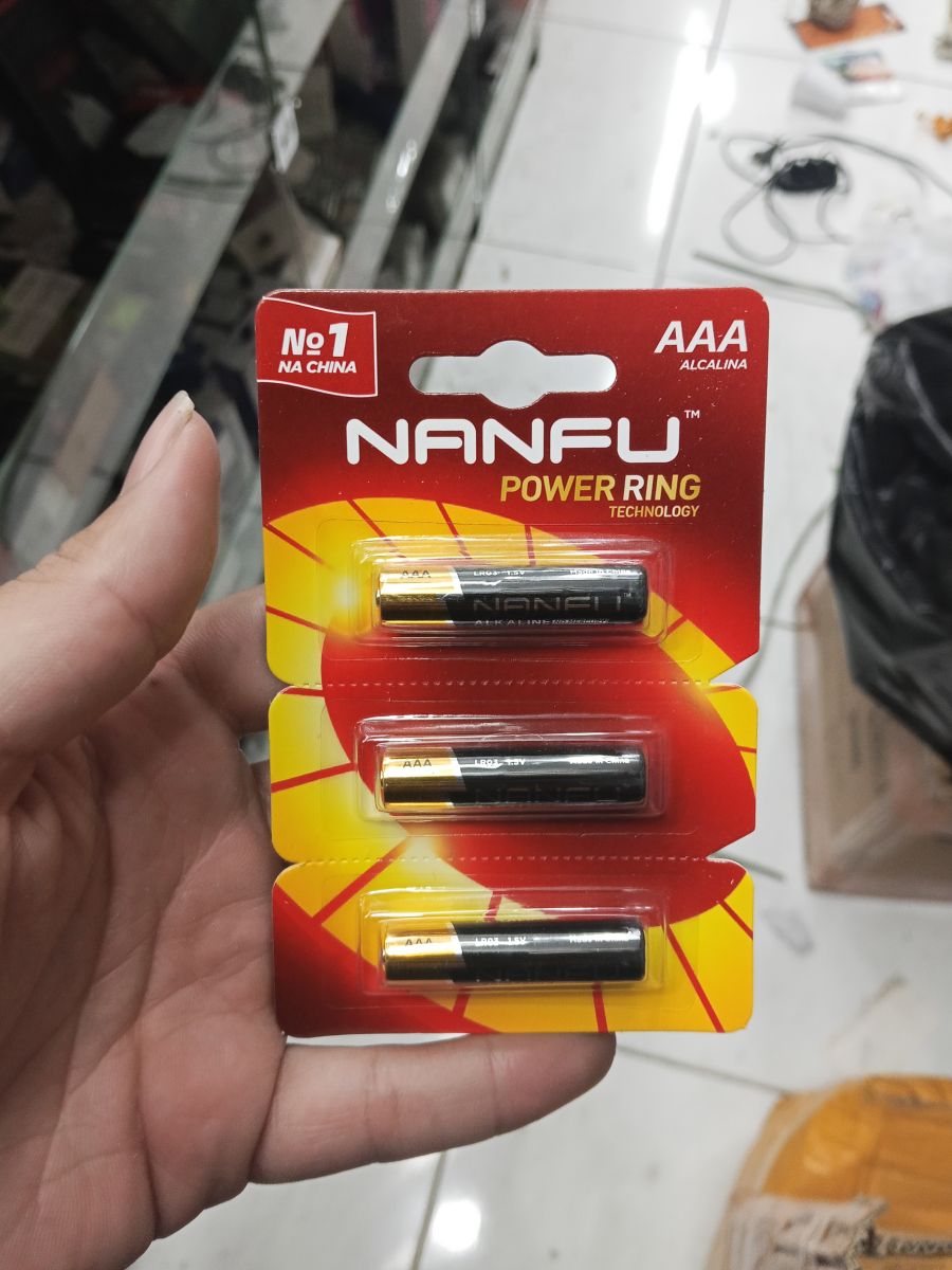 南孚 AAA 碱性电池 3 节装，动力环技术，适用于多种电子设备