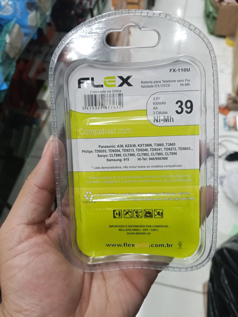 FLEX FX-110U 无线电话电池 3 节 AA 规格