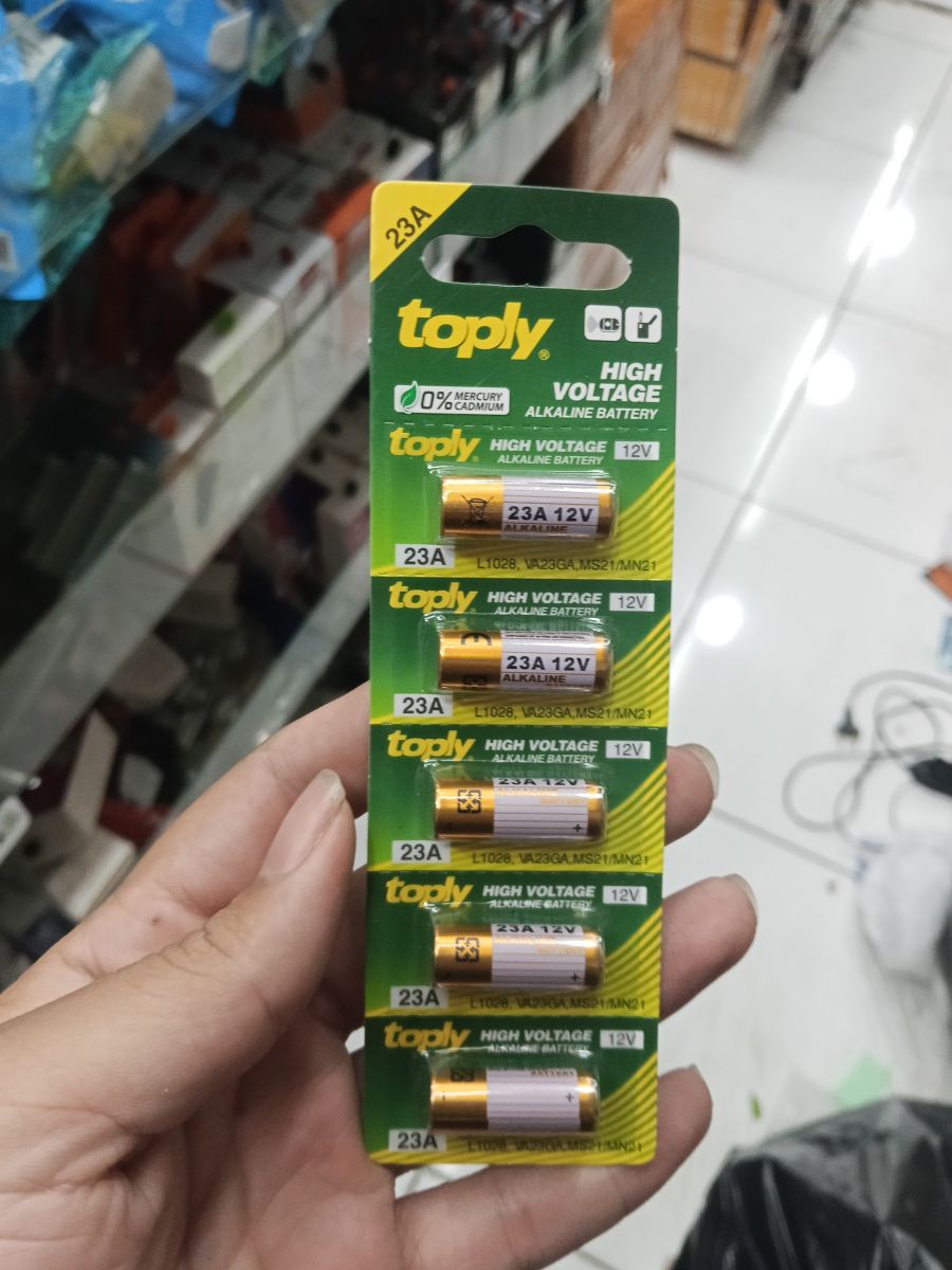 Toply 23A 12V 碱性电池 5粒装