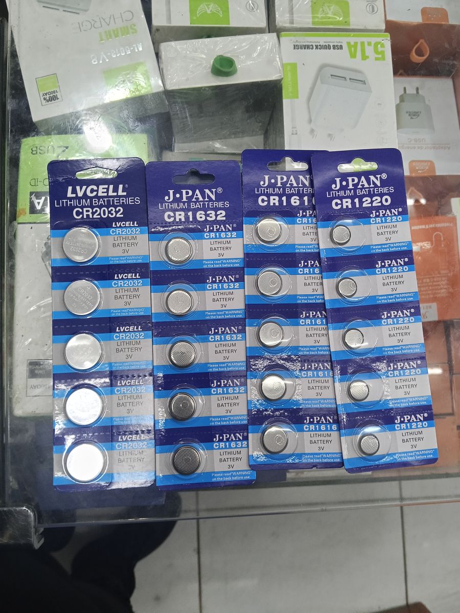 J-PAN锂电池组合 CR2032 CR1616 CR1220 3枚装