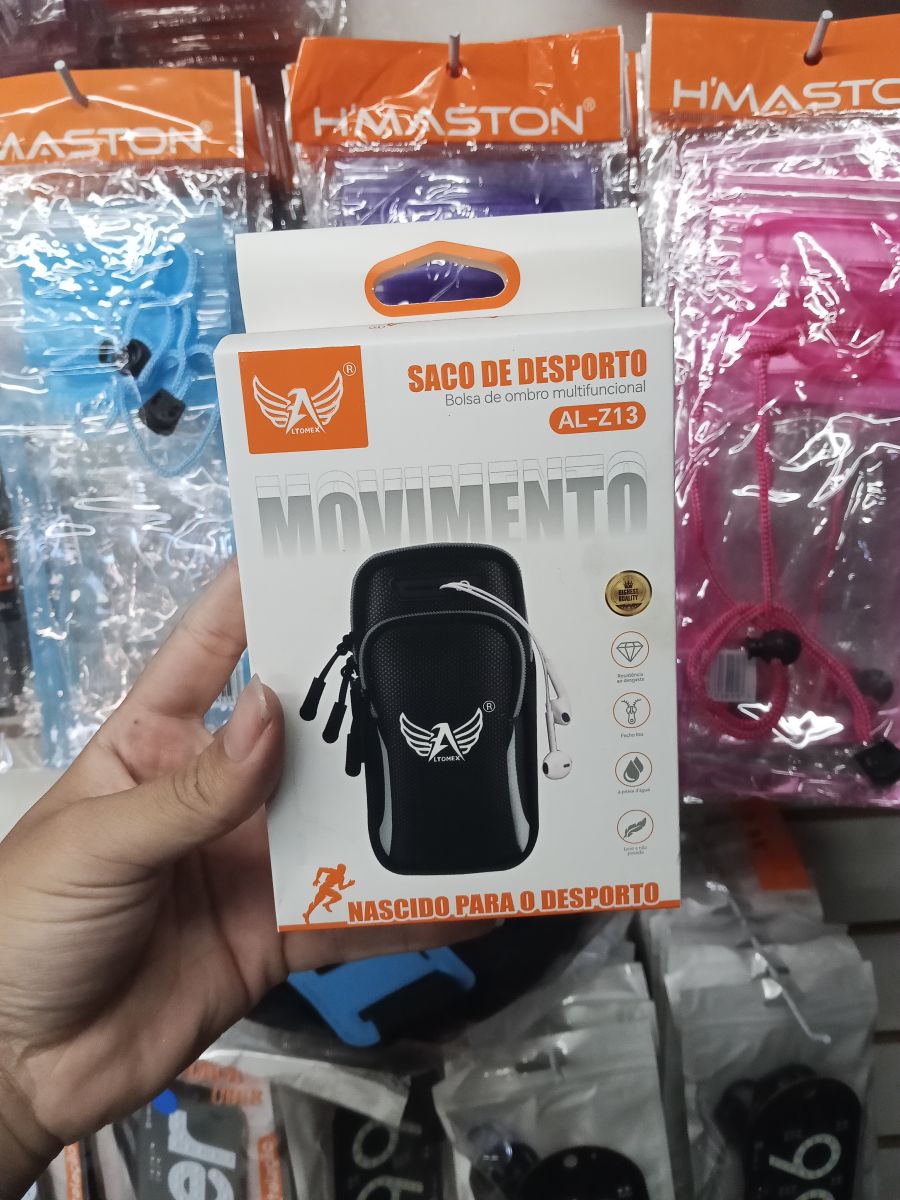 H'MASTON多功能运动包，黑色，适合户外活动