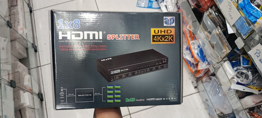 HDMI分配器 1x8 4Kx2K 高清视频分配器