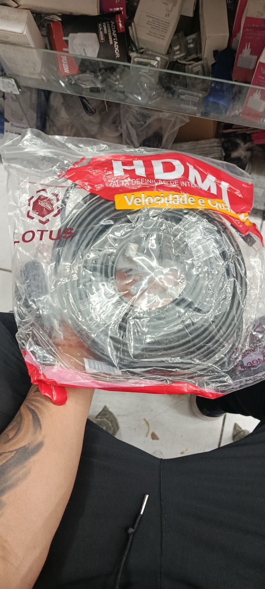 LOTUS HDMI高清线 10米 黑色 高速传输