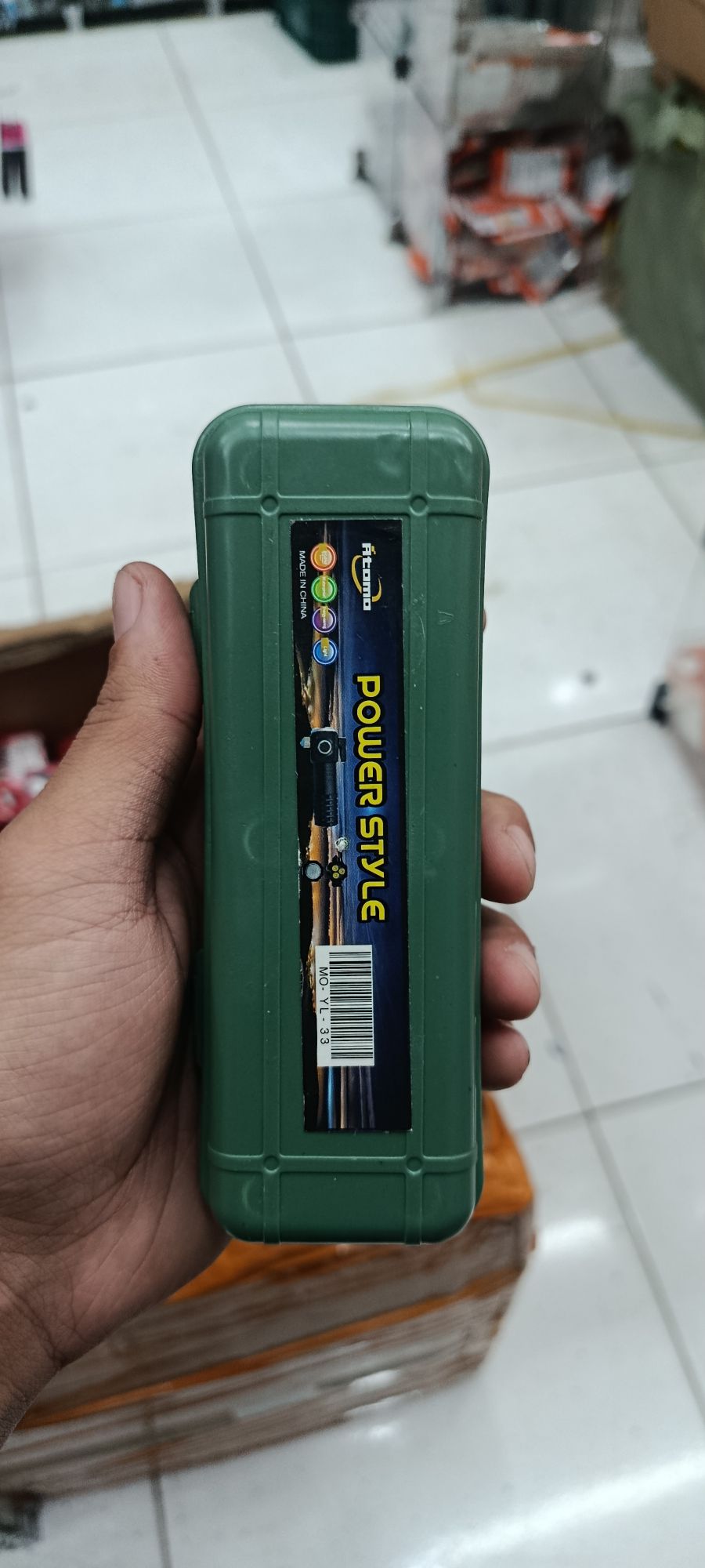 POWERSTYLE工具箱，绿色，便携式，适合家庭和专业使用
