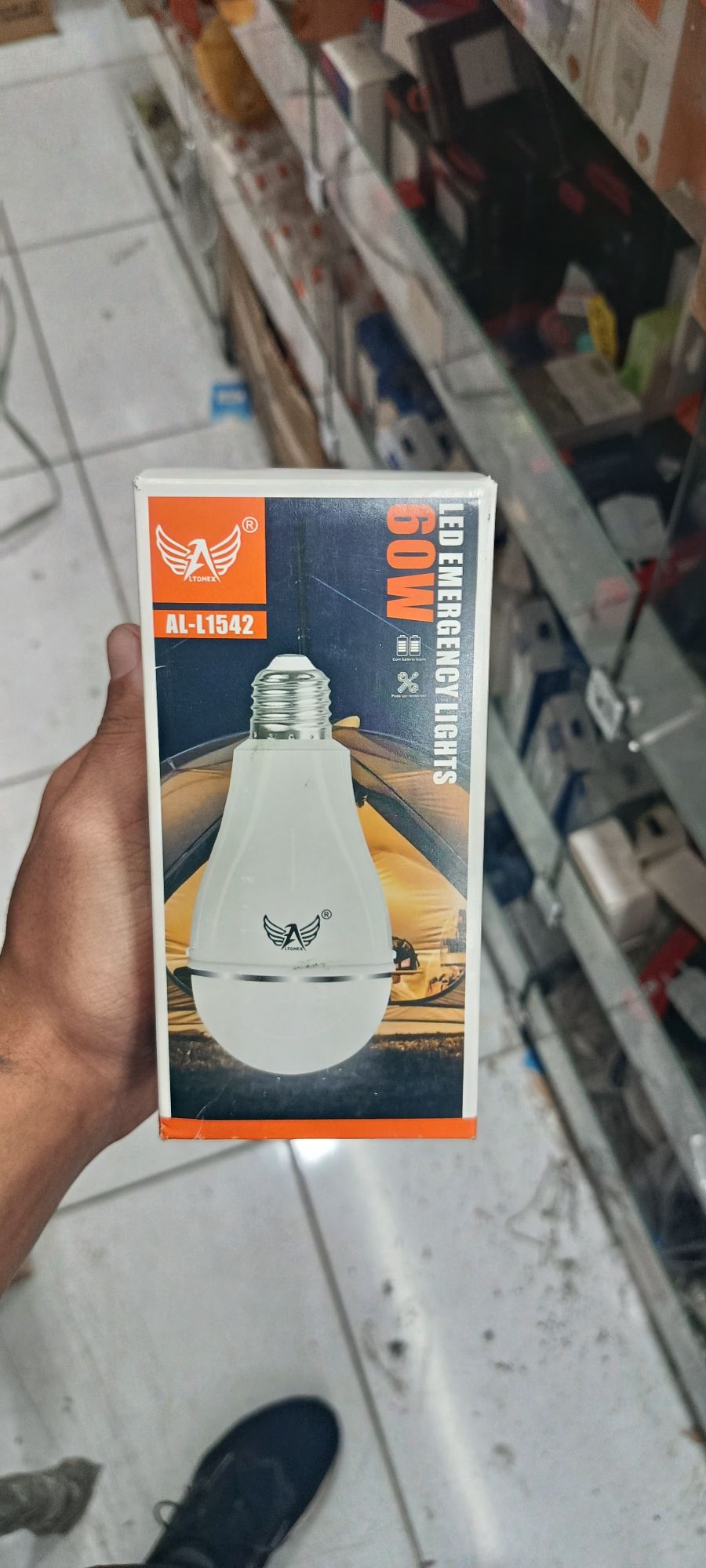 阿尔品牌 LED 灯泡 60W E27 白色 AL-11542