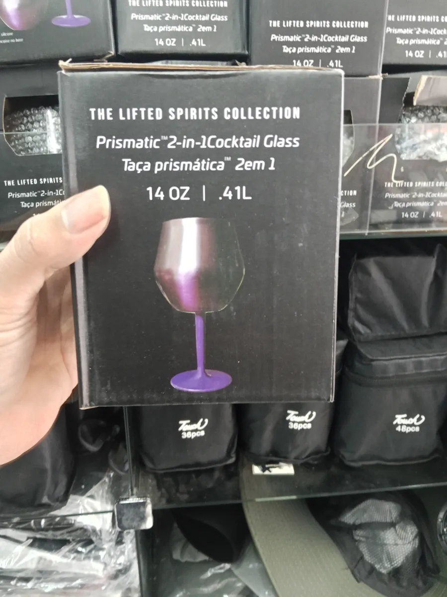多功能水杯，紫色，设计2合1，适用于各种饮品，带硅胶底座