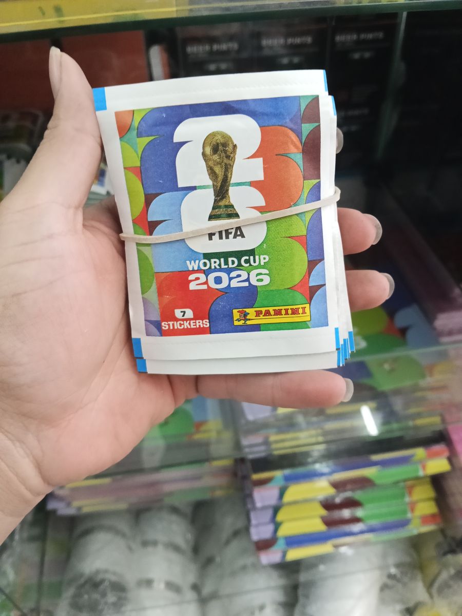 2026年世界杯贴纸收集册，潘尼尼品牌，包含2张贴纸
