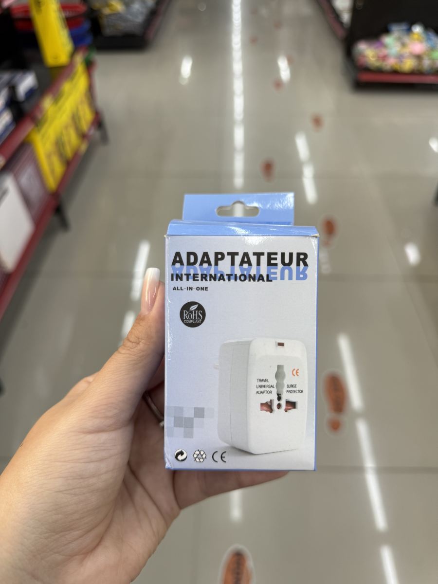 国际旅行插头适配器，ENB品牌，适用于多种插座，安全认证