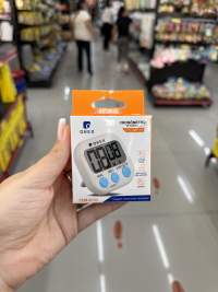 ONEX 计时器 TEM-6132，数字显示，便携式设计，适合厨房和运动