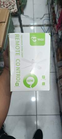 YAGU遥控风扇灯 60W 含遥控器