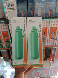 WU-505 保温水瓶 800ml 绿色 双包装