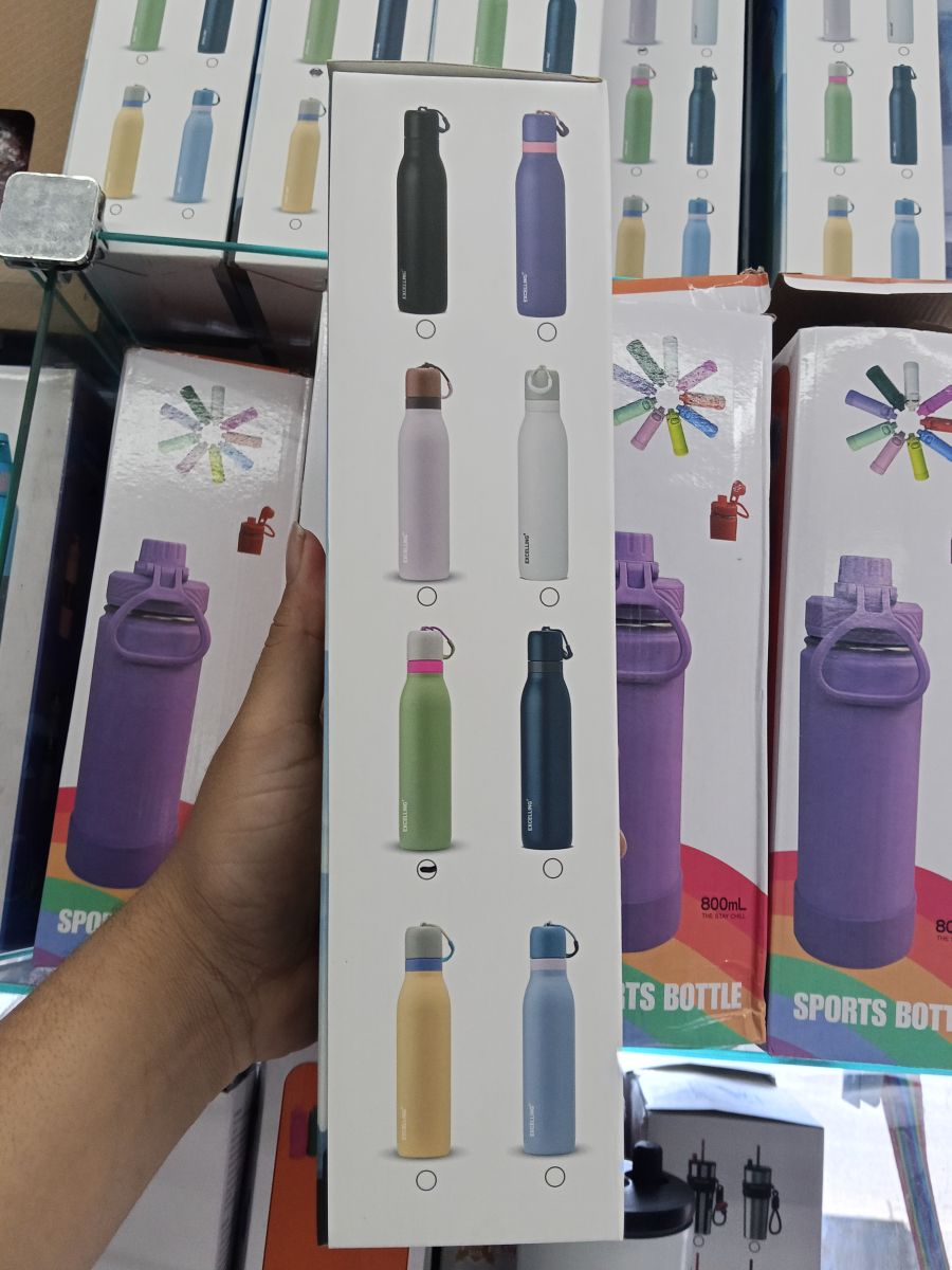 EXCELLING 运动水壶 750ml 紫色 隔热保温