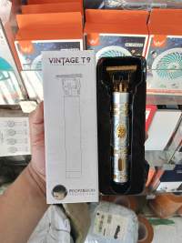 VINTAGE T9 专业理发器，金属外壳，复古设计，适合修剪和造型