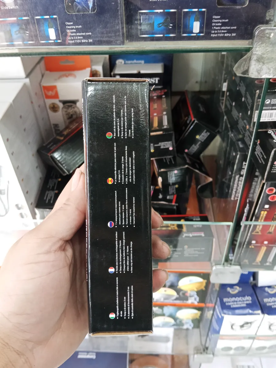ShawnStar专业理发器套装，金色龙纹设计，USB充电，适合男士
