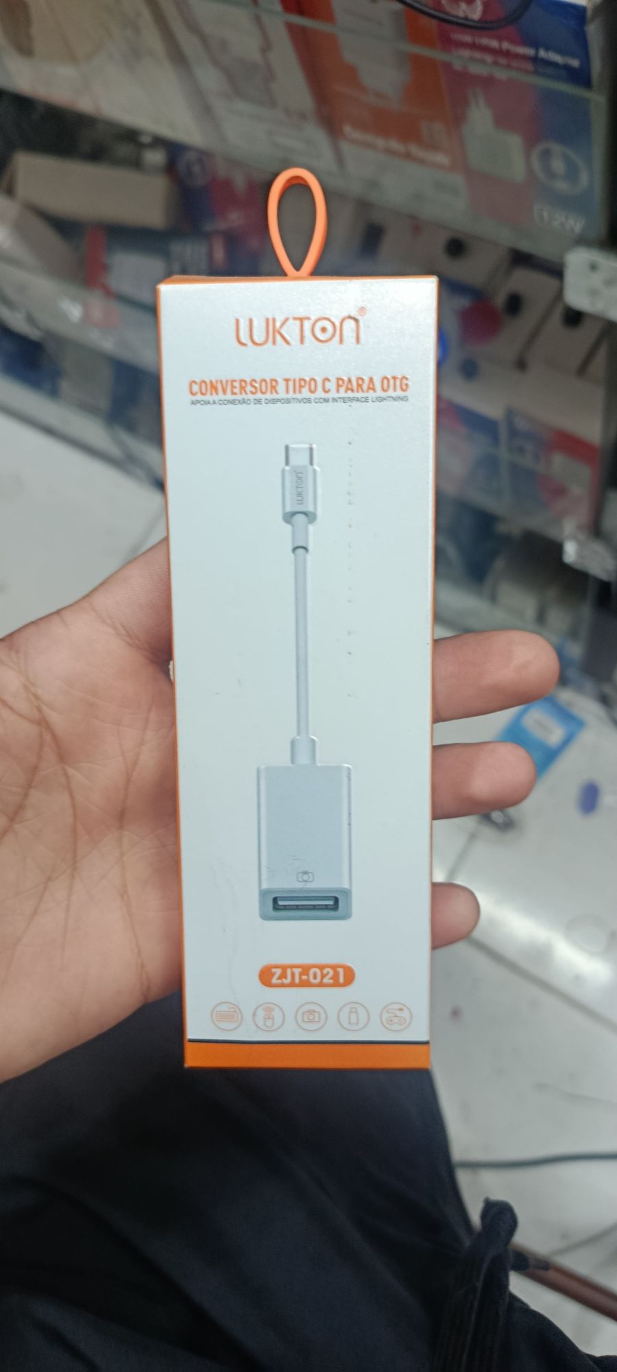 LUKTON OTG转换器，Type-C接口，型号ZJT-021，适用于手机和平板