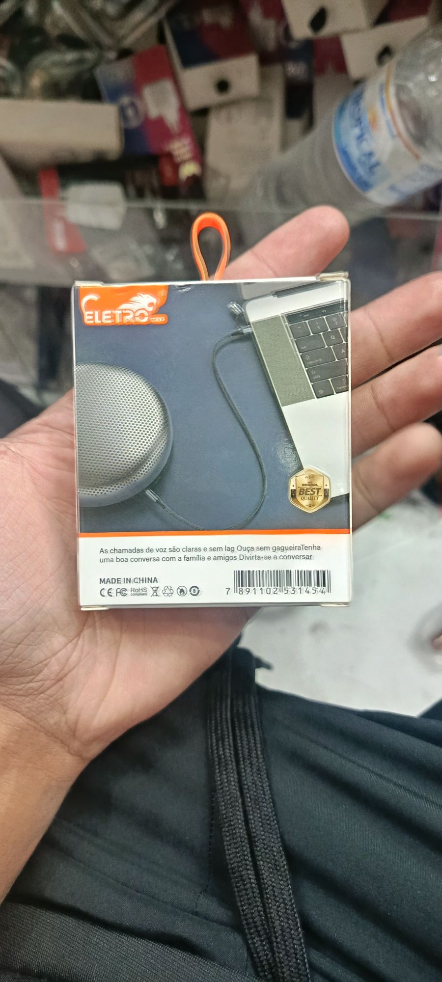 ELETRO 2合1音频线 1米 USB转3.5mm耳机线