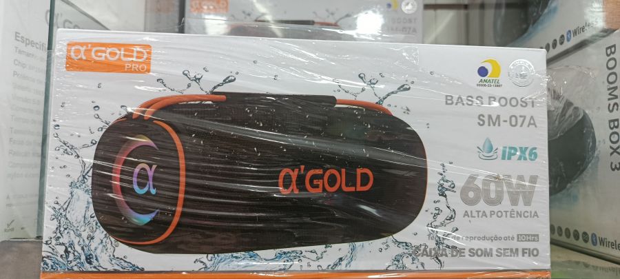 α'GOLD PRO SM-07A 蓝牙音箱 60W 高功率 IPX6 防水