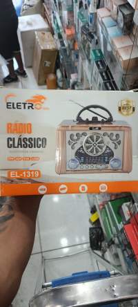 ELETRO经典收音机 EL-1319，三波段，支持AM/FM/CW，USB接口