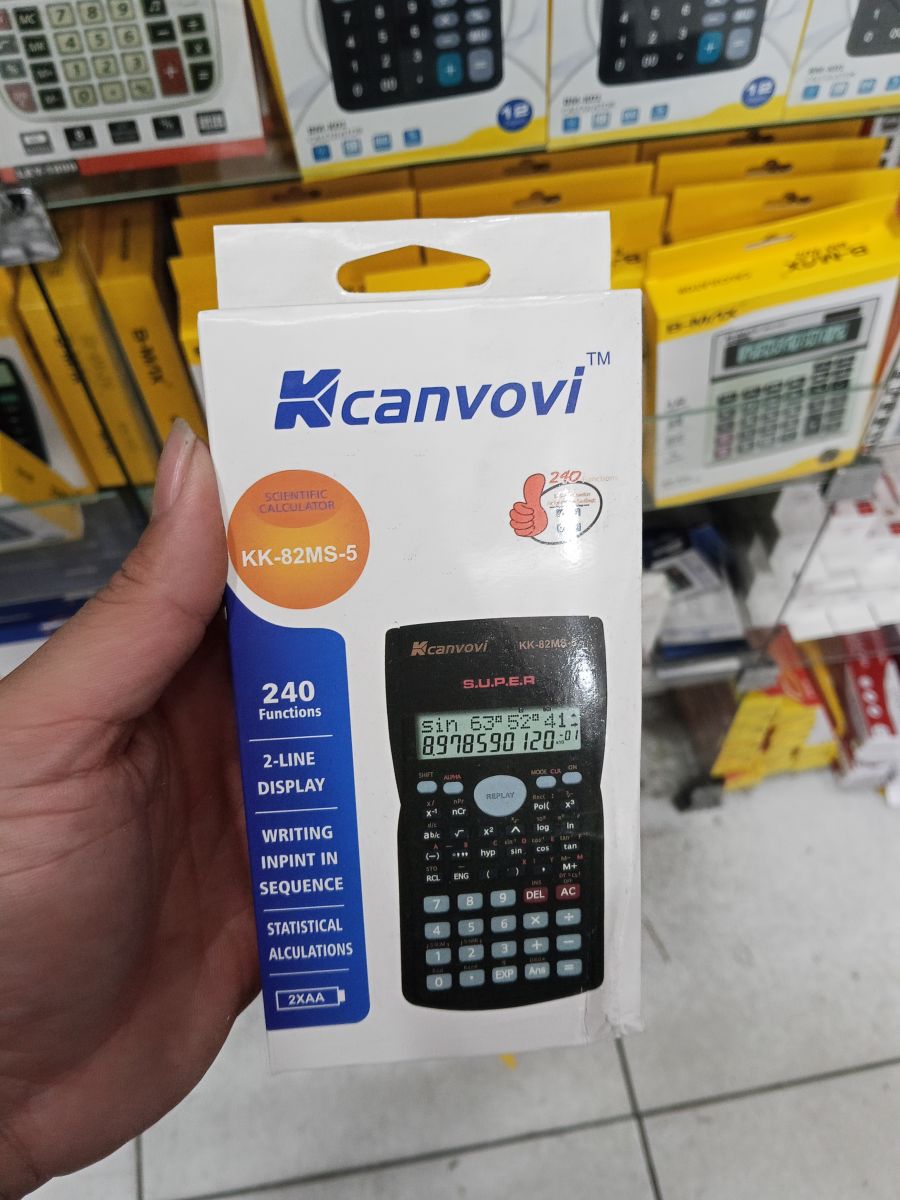 Kcanvoi KK-82MS-5 科学计算器 240种功能 双色显示