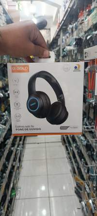 α GOLD Pro 无线耳机 Fone de Ouvido FN-G805，蓝牙，6小时续航，黑色