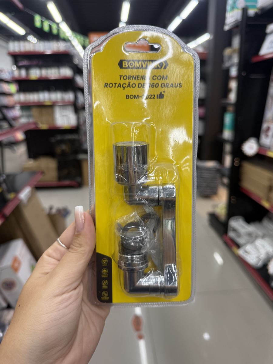 BOMV Torneira 360度旋转水龙头，适用于厨房和浴室