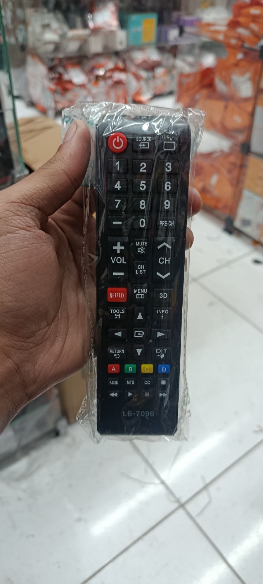 通用电视遥控器 Samsung，黑色，适用于多种品牌
