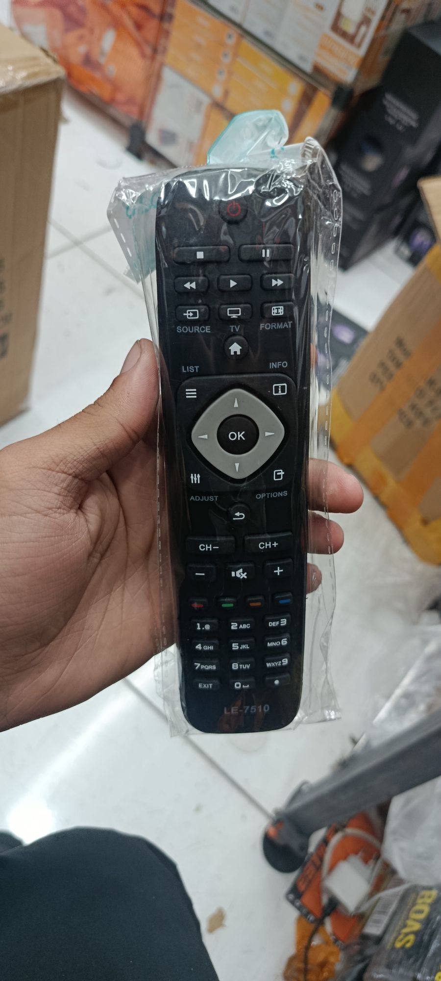 通用电视遥控器 Samsung，黑色，适用于多种品牌