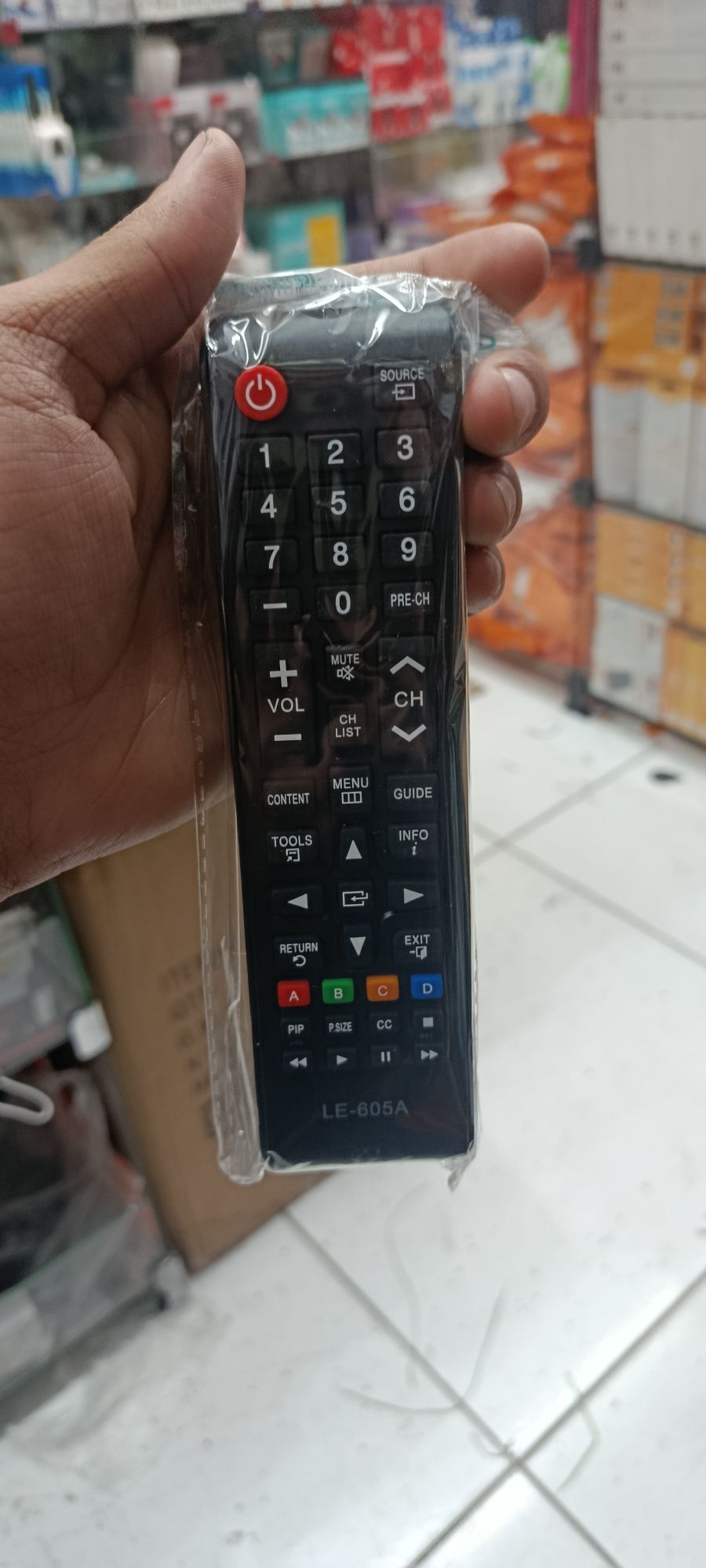 通用电视遥控器 Samsung，黑色，适用于多种品牌