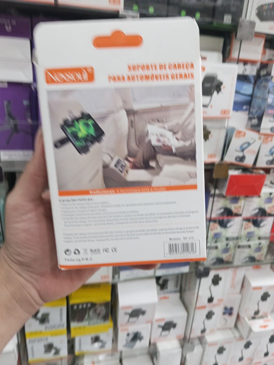 Nexsou SP-172 汽车通用头枕支架，黑色，稳固耐用