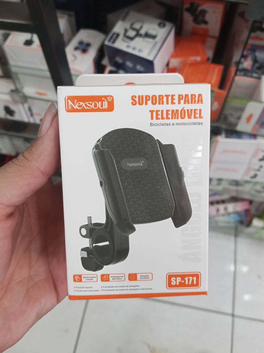 Nexsoul自行车手机支架，适用于各种手机，旋转设计，方便使用