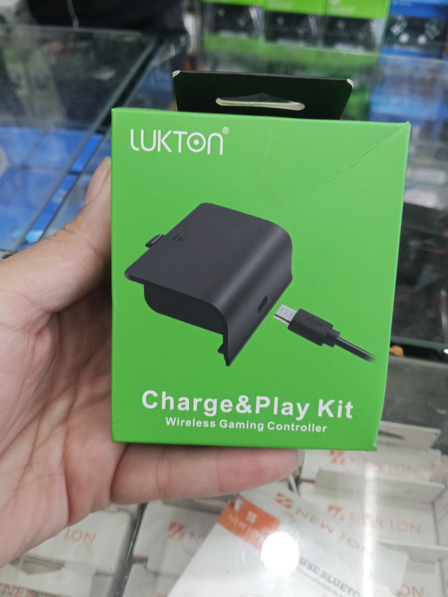 LUKTON无线游戏手柄充电套件，USB充电，适用于游戏控制器