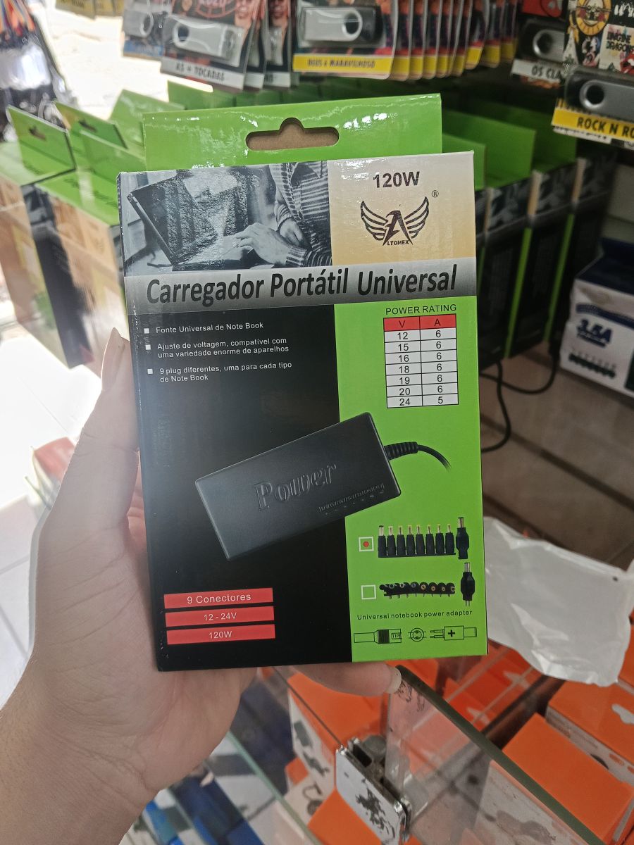 通用笔记本电脑充电器 120W 9种连接器