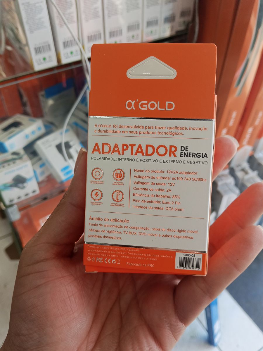 αGOLD 12V 充电头 适用于调制解调器