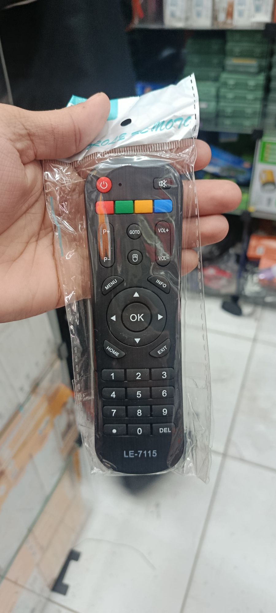 遥控器 LS-7506，黑色，适用于多种设备，便捷操作
