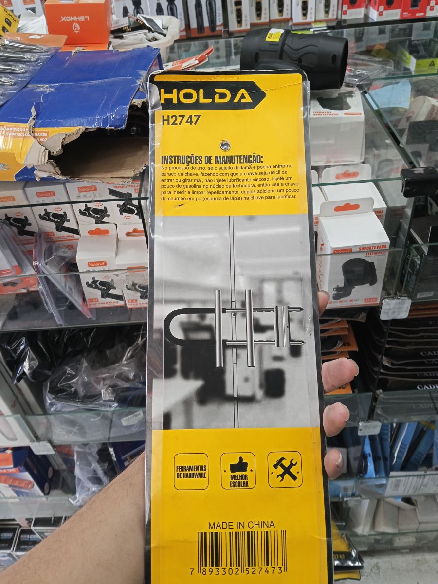 HOLDAR通用防盗锁 H2747，黄色，坚固耐用，适用于各种场合