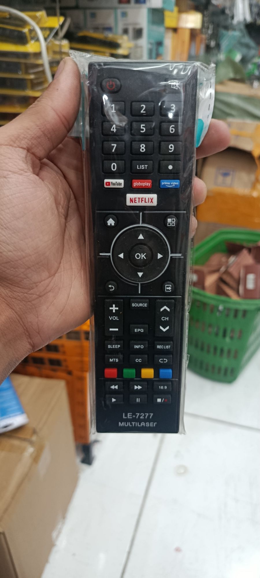 多功能电视遥控器，适用于智能电视，带Netflix和YouTube快捷键
