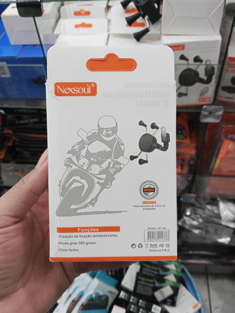 Nexsoul SP-138 360度旋转手机支架，适用于电动车和摩托车