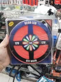 霓虹LED灯带 12V 5米 红色，适用于室内外装饰