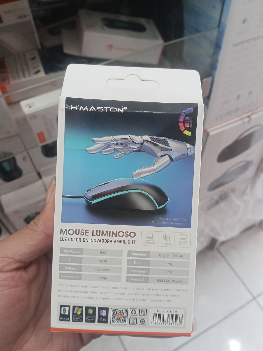DURAWELL DW-901 电竞游戏鼠标 RGB 灯效 1.8米线长 3200 DPI