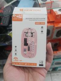 NEWION 无线蓝牙鼠标 NMS-009，2.4GHz，粉色，兼容多种设备