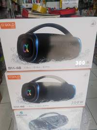 αGOLD PRO 蓝牙音箱 SM-46 300W 高音质 IPX6 防水 8小时续航
